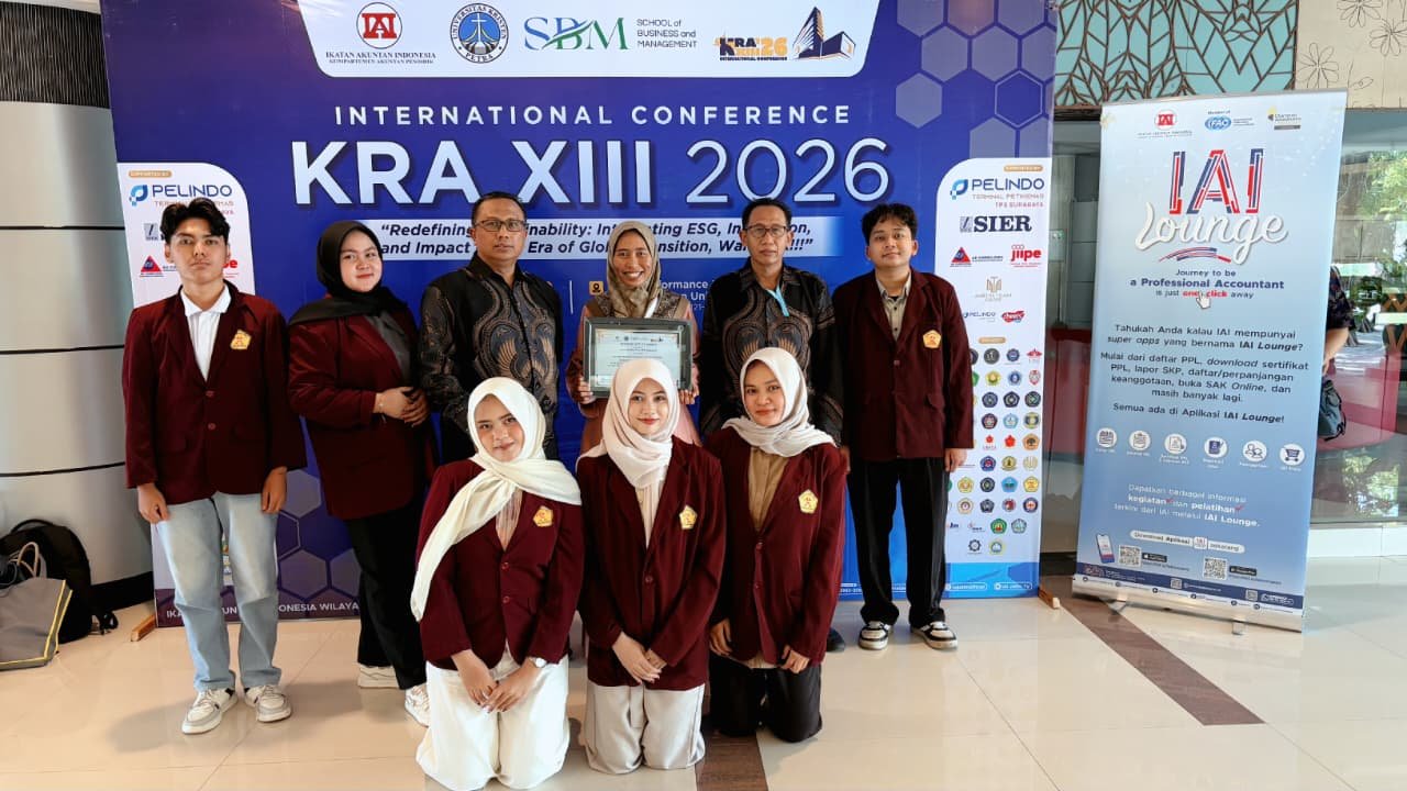 Enam Mahasiswa S1 Akuntansi UBS PPNI Lolos Blind Paper Review dan Presentasikan Karya Ilmiah di International Conference KRA XIII 2026